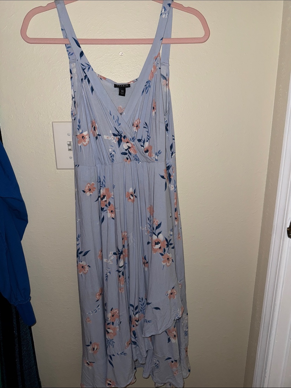 torrid Pale Blue Floral High-Low Summer Dress